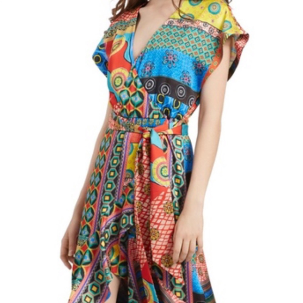 Alice and olivia silk high low dress 2019/2020